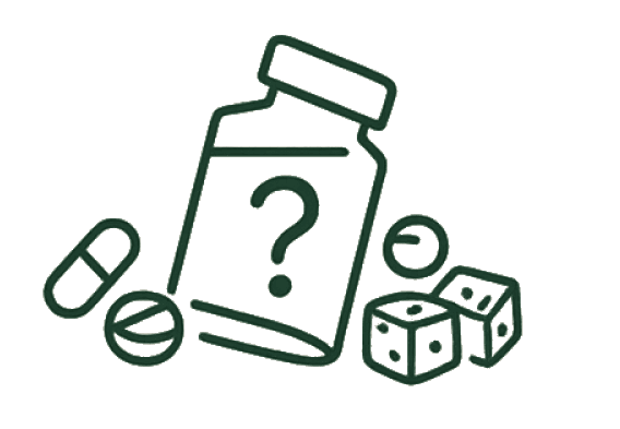 Supplement gamble illustration